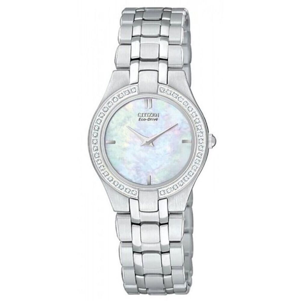 Citizen Women's Stiletto White Dial Watch - EG3150-51D